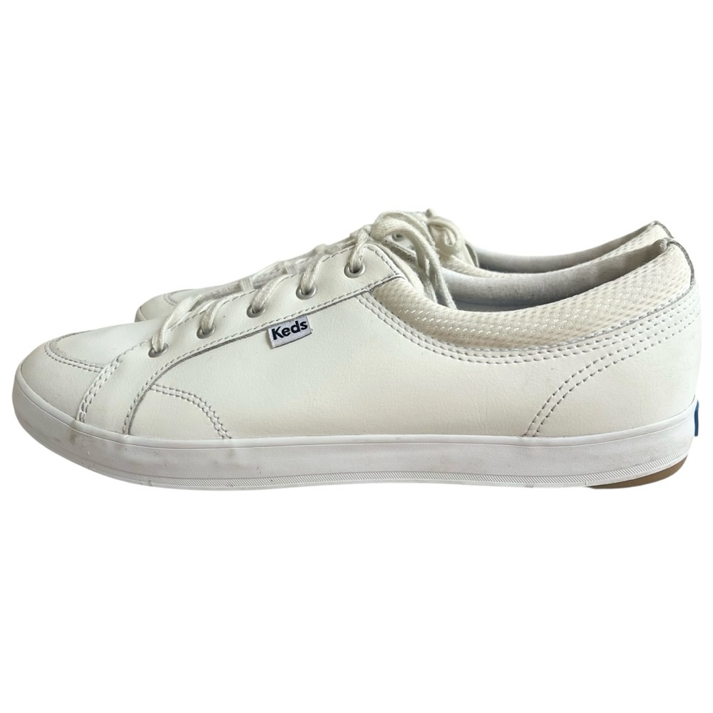 Keds Women’s Softterra White Leather Sneakers Size 10 Comfort Sole Casual